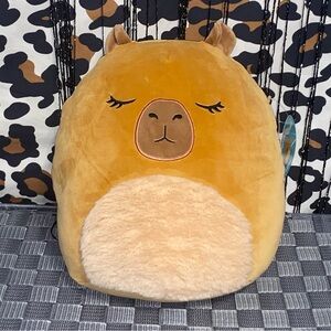 SQUISHMALLOWS LIJJIAN THE BROWN CAPYBARA PLUSH PILLOW TOY